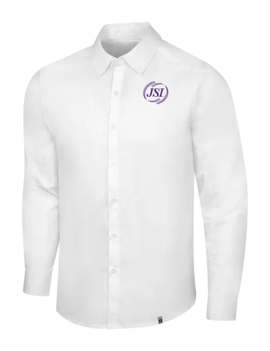 OGIO White Commuter Woven Shirt w/JSI Logo