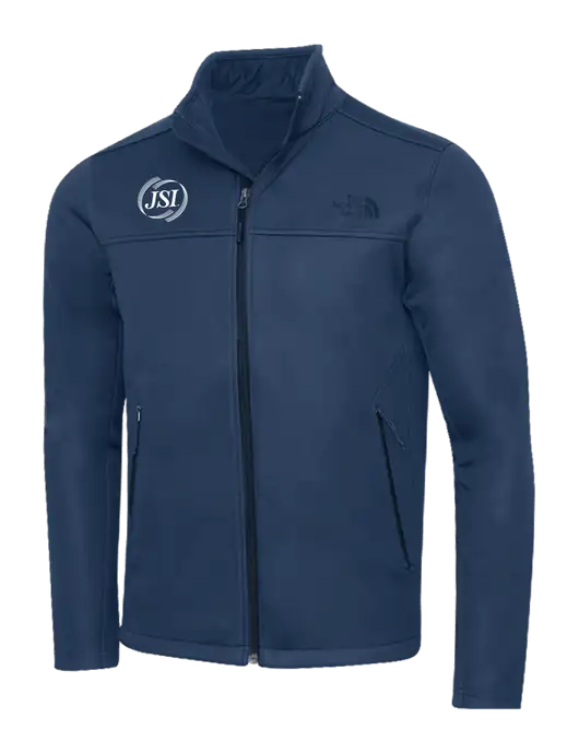 North Face Dark Navy Ridgewall Soft Shell Jacket w/JSI Logo