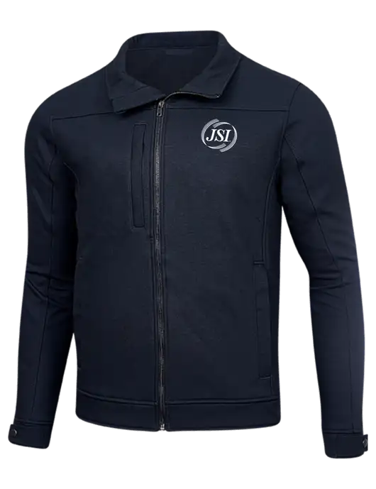 Cornerstone Navy Duck Bonded Soft Shell Jacket w/JSI Logo