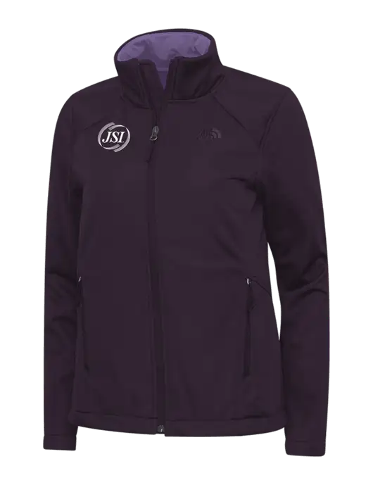 North Face Light Plum Womens Ridgewall Soft Shell Jacket w/JSI Logo