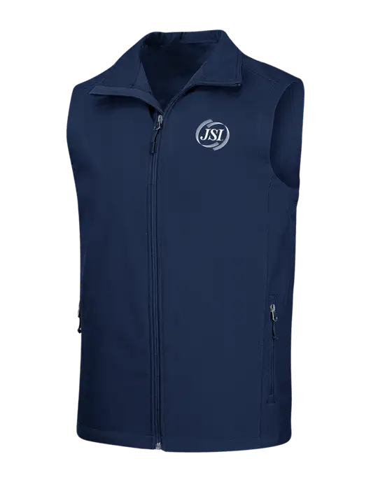 Navy Core Soft Shell Vest w/JSI Logo