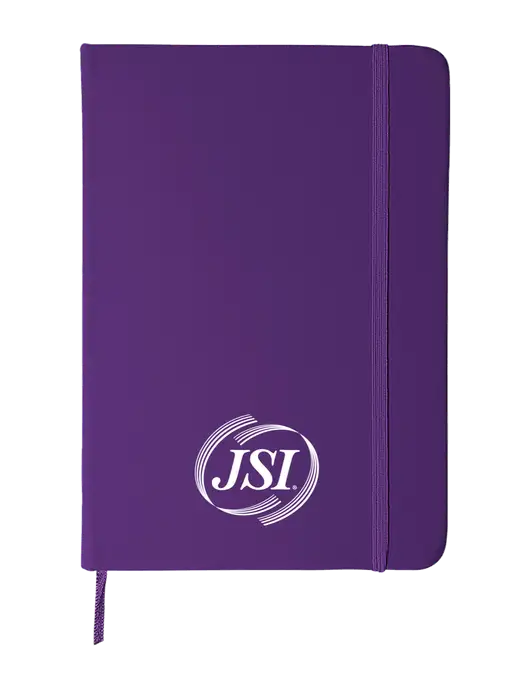 Purple Comfort Touch Bound Journal 5" X 7" w/JSI Logo