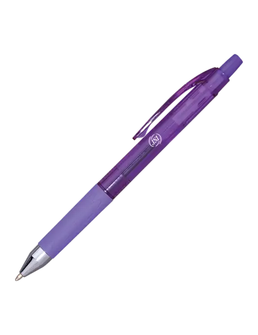 Translucent Purple Tint Pen - Purple Ink w/JSI Logo
