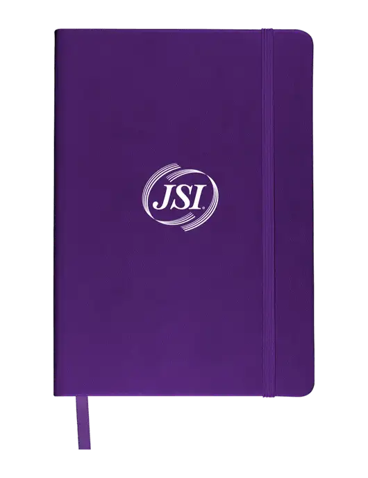 Leeman Purple Tuscany Journal 5.75 x 8.25 w/JSI Logo