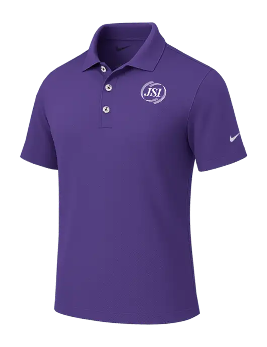 Nike Purple Tech Basic Dri-FIT Polo
 w/JSI Logo