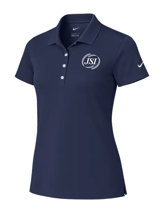 Nike Womens Dark Navy Tech Basic Dri-FIT Polo
 w/JSI Logo